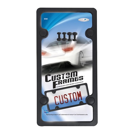 Custom Accessories Custom Accessories Black ABS License Plate Frame 92502